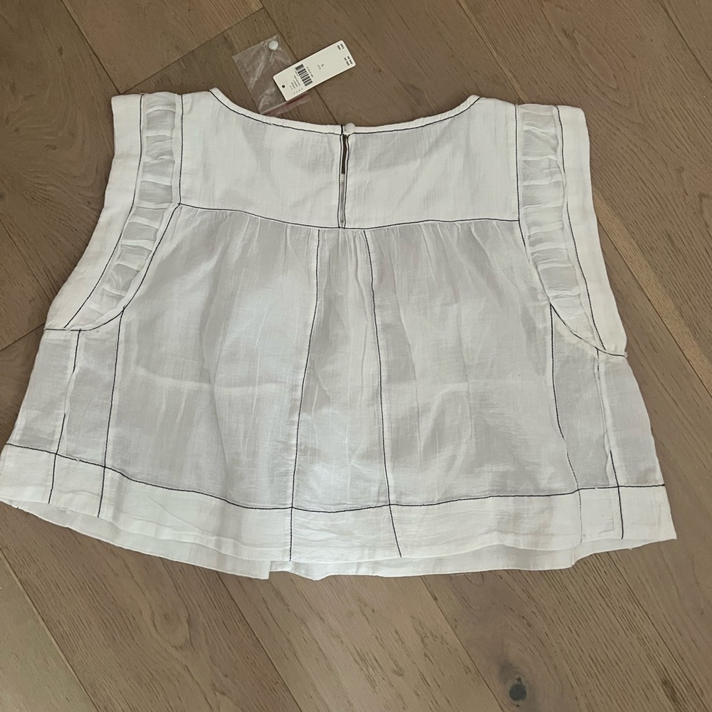 Anthropologie Cream Blouse - Picture 3 of 12